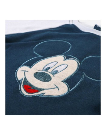 Baby's Long-sleeved Romper Suit Mickey Mouse Blue