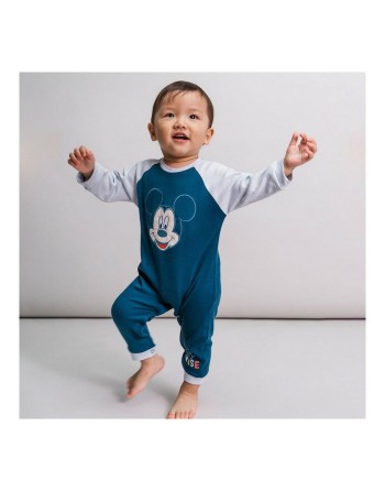 Langarm Strampelanzug Mickey Mouse Blau