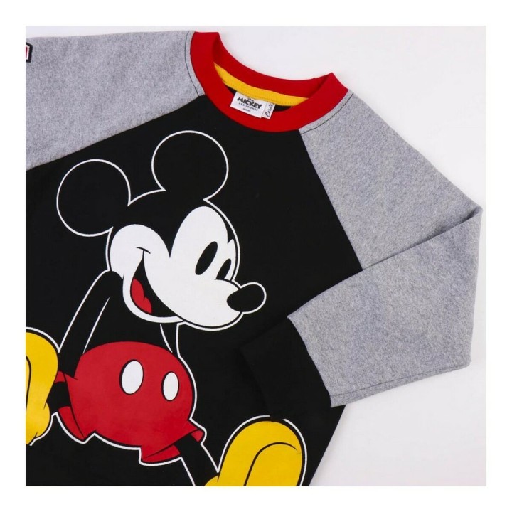 Træningsdragt til børn Mickey Mouse Sort