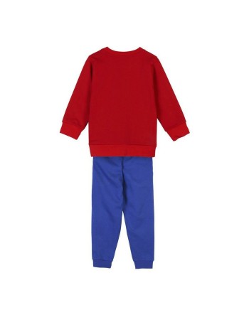 Træningsdragt til børn Spider-Man Rød