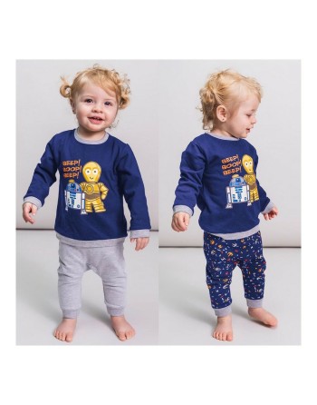 Træningsdragt til børn Star Wars Blå