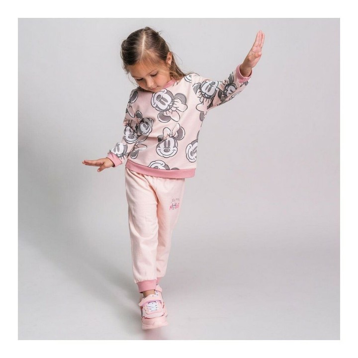 Tuta da Bambini Minnie Mouse Rosa Ocra