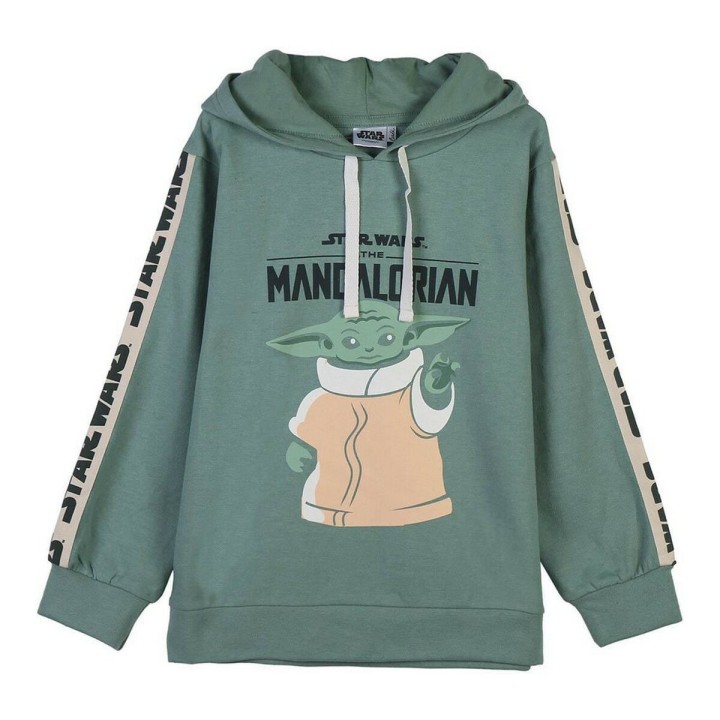 Hættetrøje til Børn The Mandalorian Grøn