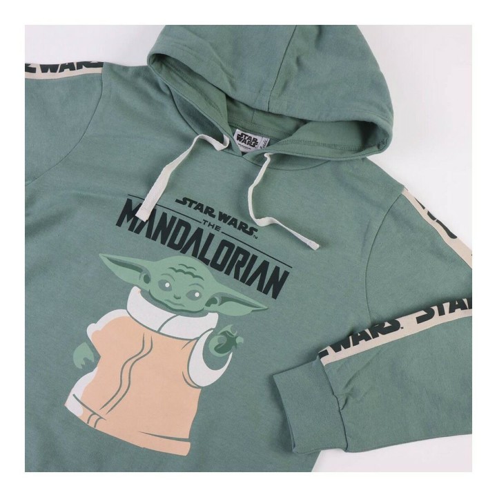 Hættetrøje til Børn The Mandalorian Grøn