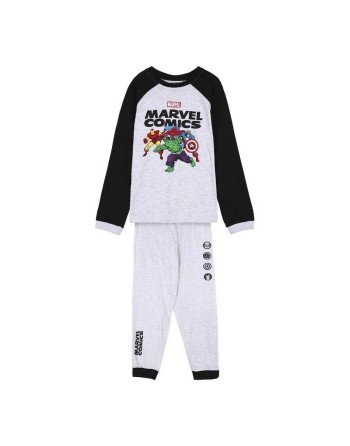 Pijama Infantil Marvel Gris