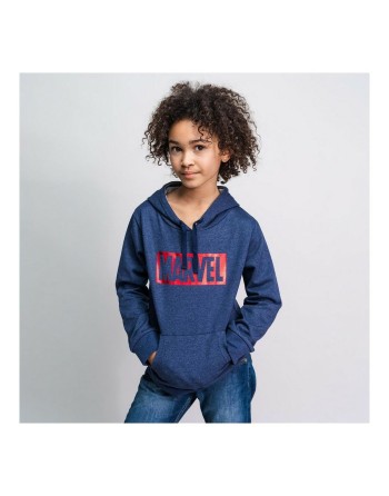 Felpa con Cappuccio Bambino Marvel Blu scuro