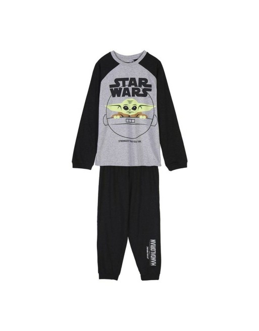 Pijama Infantil The Mandalorian Gris