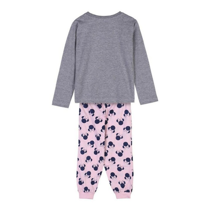 Pijama Infantil Minnie Mouse Gris