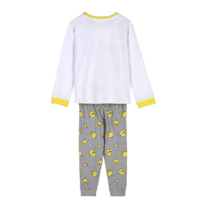 Nattøj Børns Looney Tunes Hvid