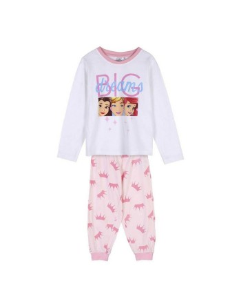 Pijama Infantil Disney Princess Blanco