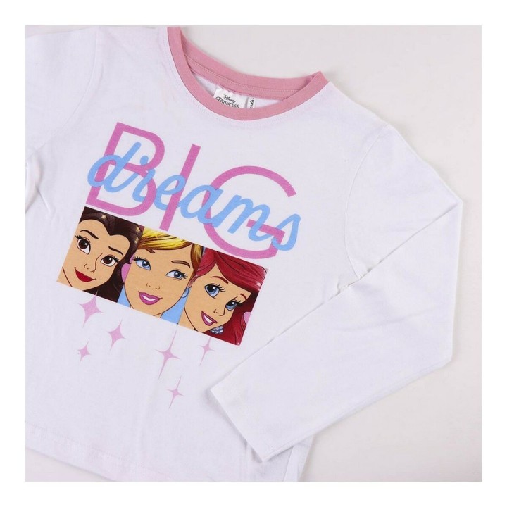 Pijama Infantil Disney Princess Blanco