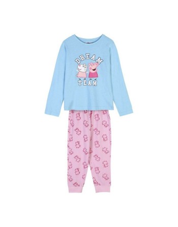 Schlafanzug Für Kinder Peppa Pig Hellblau
