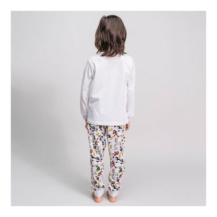 Pijama Infantil Looney Tunes Gris