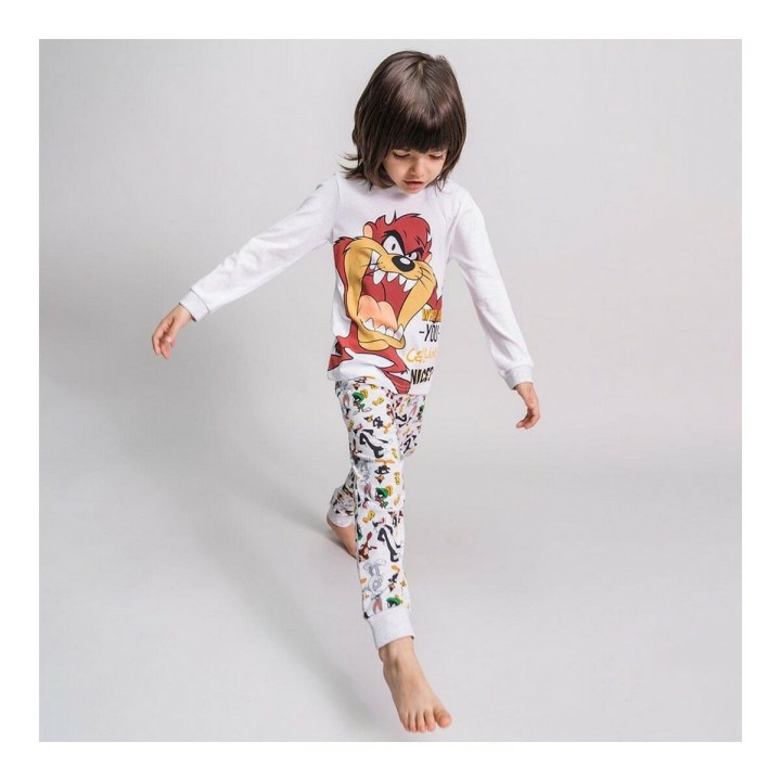 Pijama Infantil Looney Tunes Gris