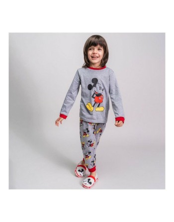 Pijama Infantil Mickey Mouse Gris