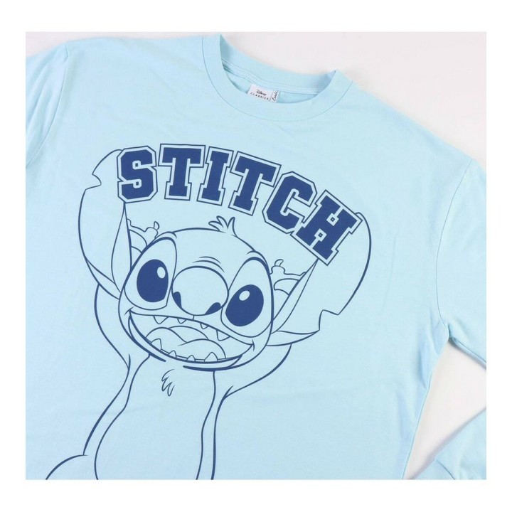 Nattøj Stitch Dame Lyseblå