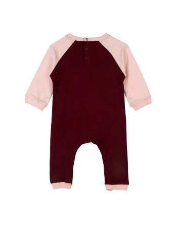 Langarm Strampelanzug Minnie Mouse Granatrot