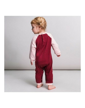 Tutina a Maniche Lunghe per Bambini Minnie Mouse Rosso Granato