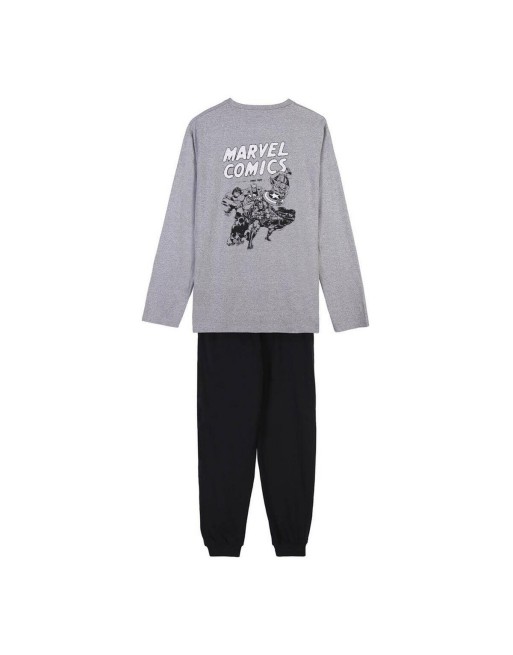 Schlafanzug Marvel Grau (Erwachsene) Herren