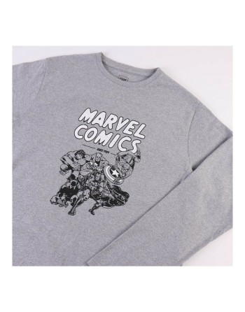 Schlafanzug Marvel Grau (Erwachsene) Herren