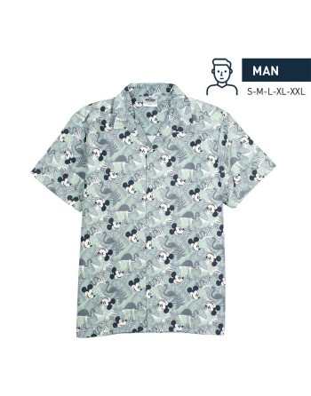 Chemise Mickey Mouse Vert Vert clair (Adultes)