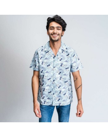 Camicia Mickey Mouse Verde Verde Chiaro (Adulti)