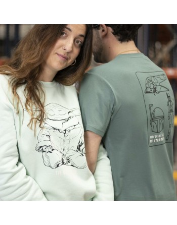 Sweaters uden Hætte til Kvinder The Mandalorian Grøn Lysegrøn