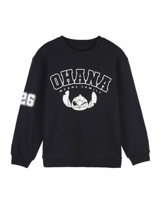 Damen Sweater ohne Kapuze Stitch Dunkelblau