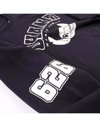 Sweat sans capuche femme Stitch Bleu foncé