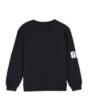 Felpa senza Cappuccio Donna Stitch Blu scuro