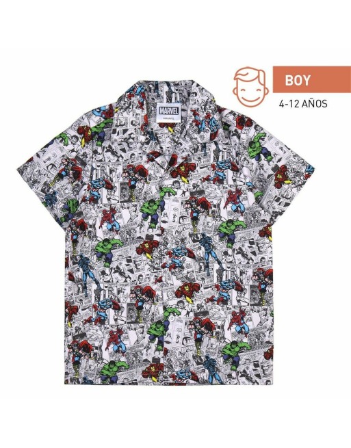 Camisa Marvel Gris claro