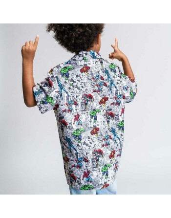 Camisa Marvel Gris claro