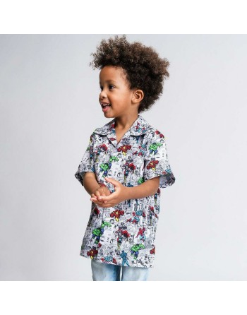 Camisa Marvel Gris claro