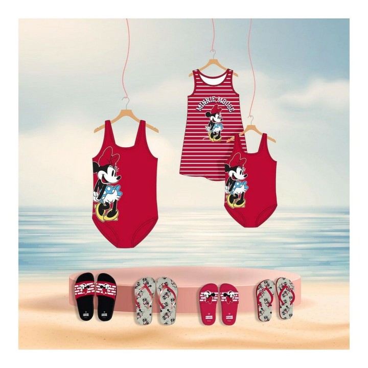 Schwimmbad-Slipper Minnie Mouse Grau