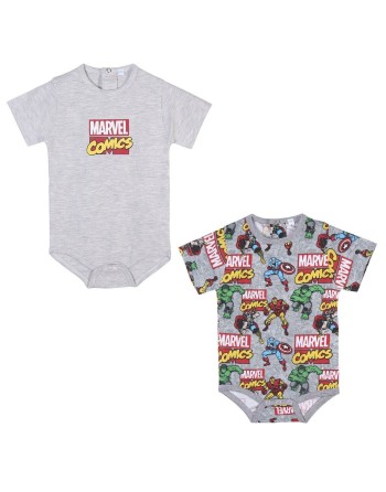 Body Marvel Gris 2 Unidades