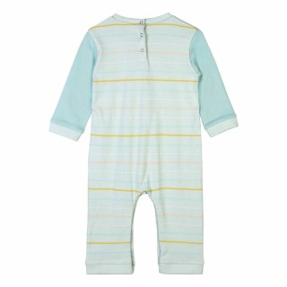 Langærmet sparkedragt til baby Blue Blå