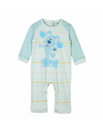 Langarm Strampelanzug Blue Blau