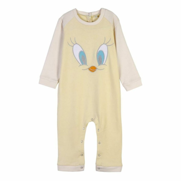 Langarm Strampelanzug Looney Tunes Grau Gelb