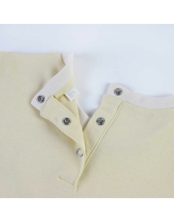 Langærmet sparkedragt til baby Looney Tunes Grå Gul