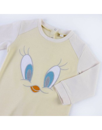 Langarm Strampelanzug Looney Tunes Grau Gelb