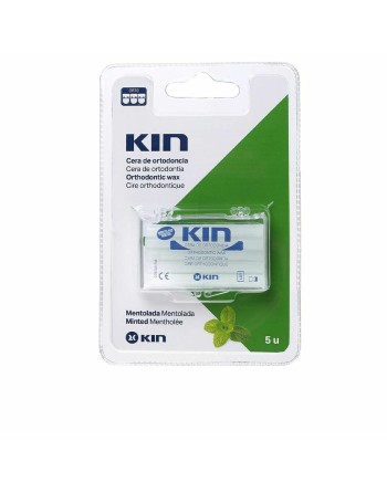 Kieferorthopädisches Wachs Kin Kin Cera Kieferorthopädische Versorgung Mentholgeschmack (5 uds)
