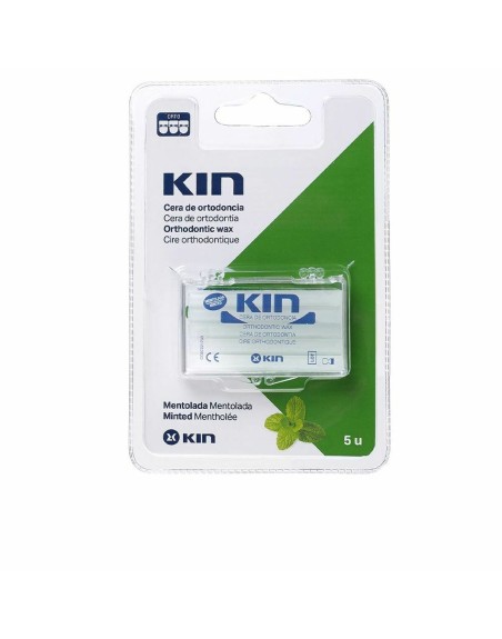 Kieferorthopädisches Wachs Kin Kin Cera Kieferorthopädische Versorgung Mentholgeschmack (5 uds)