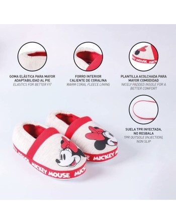 House Slippers Minnie Mouse Light grey