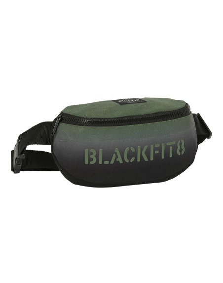 Sac banane BlackFit8 Gradient Noir Vert militaire 23 x 14 x 9 cm
