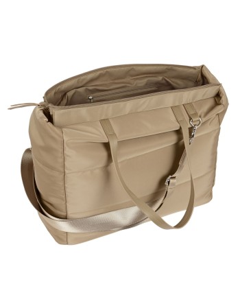 Skuldertaske Moos Camel Camel 54 x 31 x 17 cm Med puder