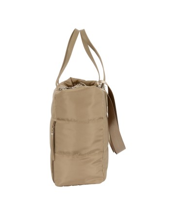 Borsa a Tracolla Moos Camel Cammello 54 x 31 x 17 cm Trapunta