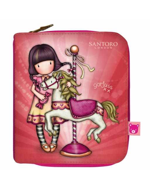 Tasche Gorjuss Carousel Lachsfarben 10 x 12 x 3 cm