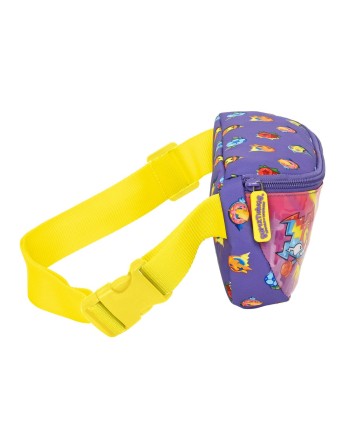 Sac banane SuperThings Guardians of Kazoom Jaune Violet 23 x 14 x 9 cm