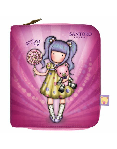 Cartera Gorjuss First prize Lila 10 x 12 x 3 cm