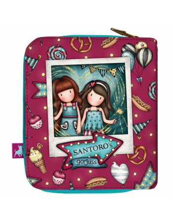 Cartera Gorjuss Fireworks Granate 10 x 12 x 3 cm